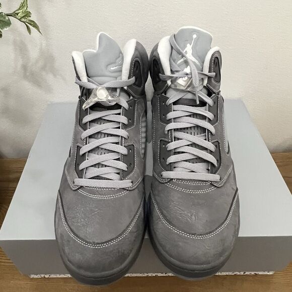Nike Air Jordan 5 Retro \'Wolf Grey\' 2026 DD0587 002 US Men\'s Size 13 Brand New main image 4